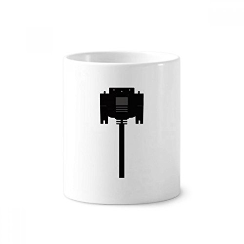 Tasse blanche 350ml motif câble pour un bureau rangé et moderne