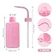 Grosun 4 Packs Tattoo Wash Bottle Water Squirt Squeeze Diffuser Bottles (Pink, 250ml)