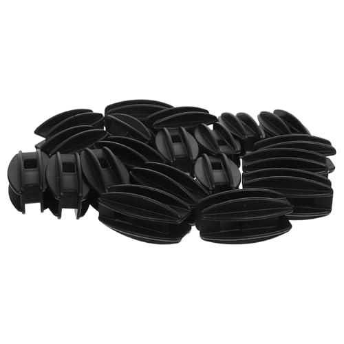 Veemoon Aisladores Eléctricos para Cercas Agrícolas 20 Unidades Aislantes de Poste Cuadrados Resistentes Intemperie para Sistemas de Cerca Eléctrica Accesorios Seguros para Delimitación