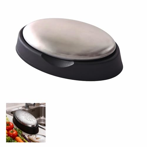 Stainless Steel Soap Bar for Hands - Odor Eliminator for Garlic, Onion, Fish Smells | Kitchen &...