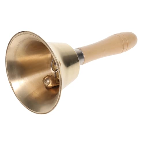 Abaodam Campana De Mano con Mango De Madera Timbre Fuerte para Llamada De Servicio Campana De Boda para Eventos