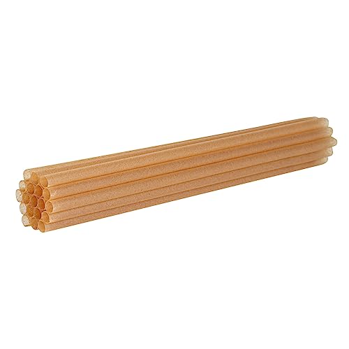 Image of Restaurantware-Basic Nature Disposable Straws,Sustainable Straws - Sturdy, Won't Alter Flavors, Brown PLA /Coffee Ground Straw, For Hot And Cold Drinks