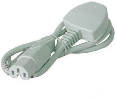 Electric Kettle Mains Lead. C15 Hot Connector With Cut Out Slot