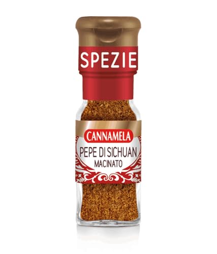 Cannamela - Linea Oro, Pepe di Sichuan Macinato, Confezione da 20g. Ideale per carne, pesce, verdure e dolci