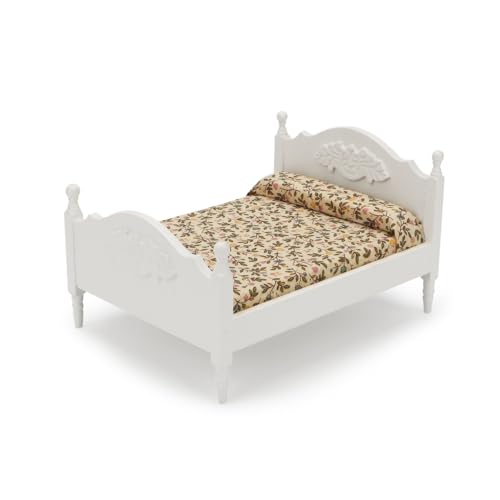 Lit miniature maison de poupée en bois pour créer un dodo douillet