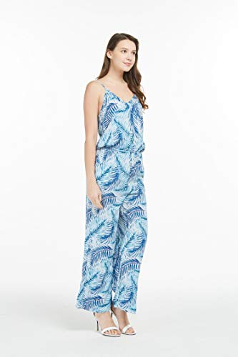 Image of Hawaii Hangover Family Matching Hawaiian Clothes, Simply Blue Leaves | Family matching Hawaiian outfits, Simply Blue Leaves, lightweight rayon, machine washable, tropical leaf print, luaus
