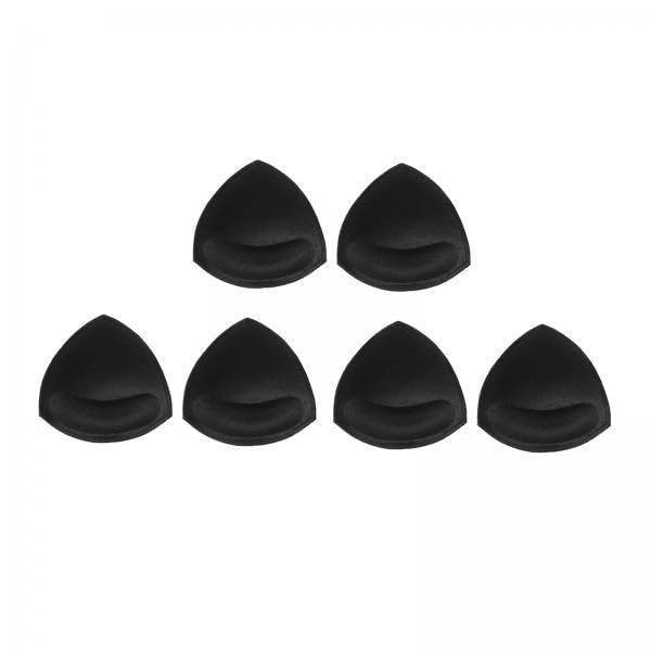 Enakshi® 2x3 Pairs Triangle Bra Inserts Pads Bra Cups Inserts for Bikini Top Black|Crafts | Sewing | Foundations & Undergarments | Bra Cup Pads-image-5