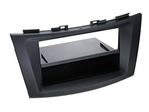 Support autoradio 2-DIN avec rangement Suzuki Swift noir plastique ABS