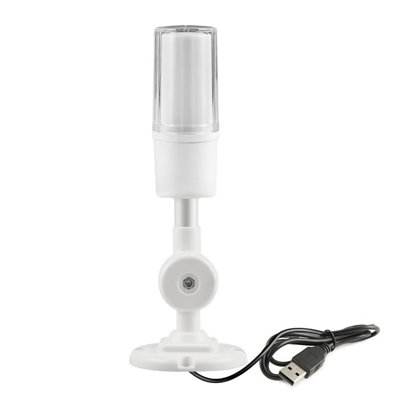 Sviluppo software programmabile USB Luce di avvertimento a tre colori 5V Lampada di allarme di segnale Macchina utensile Attrezzatura Indicatore luci con cicalino