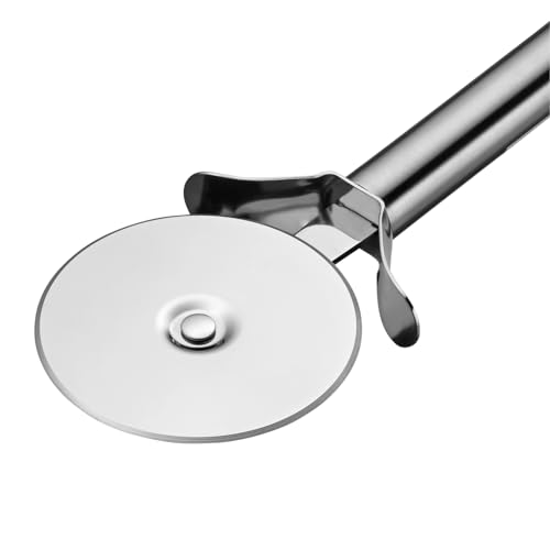 Foto von WMF Profi Plus Pizzaschneider 19,8 cm, Pizzaroller, Pizza Cutter, Cromargan Edelstahl teilmattiert, spülmaschinengeeignet