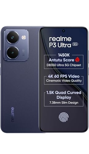 Image of realme P3 Ultra (Neptune Blue, 8GB RAM + 256GB Storage)