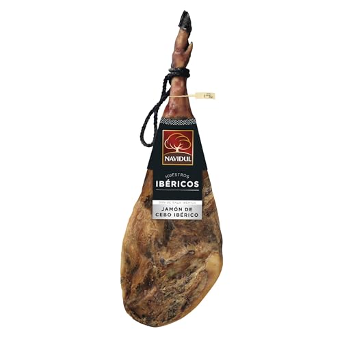 Navidul Jamón de Cebo Ibérico, Jamonero y Cuchillo -8.25 kg