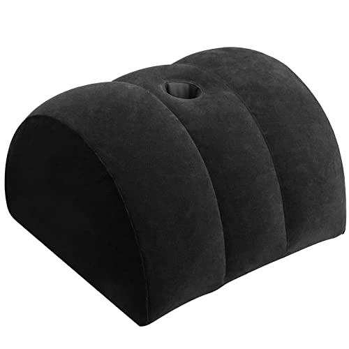Cuscino a cuneo gonfiabile da viaggio – Cuscino a cuneo per dormire, leggere, reflusso acido, sollievo dal dolore alla schiena, recupero post-operatorio, spazio della testiera, campeggio, yoga, design