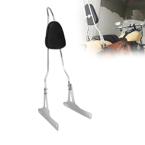Dossier passager moto pour Harley Dyna Street Bob, sissy bar avec coussin amovible