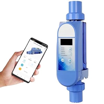 Smart Saltwater Pool Chlorinator System, up to 22,000 Gallons Pool, Salt Pool Chlorine Generator System Built-in Wi-Fi & App Remote Control with Smart Digital Panel,85M³/20g/h