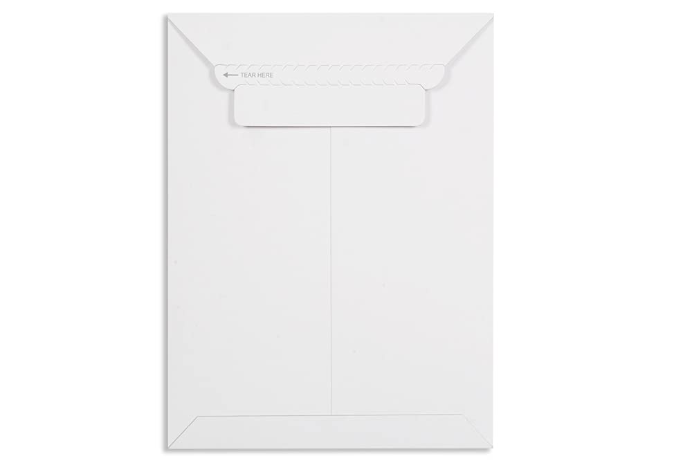 Mehta Envelope Mfg Co. White All Board 450 GSM Size 10 x 8 Inches Pack of 10 Envelope