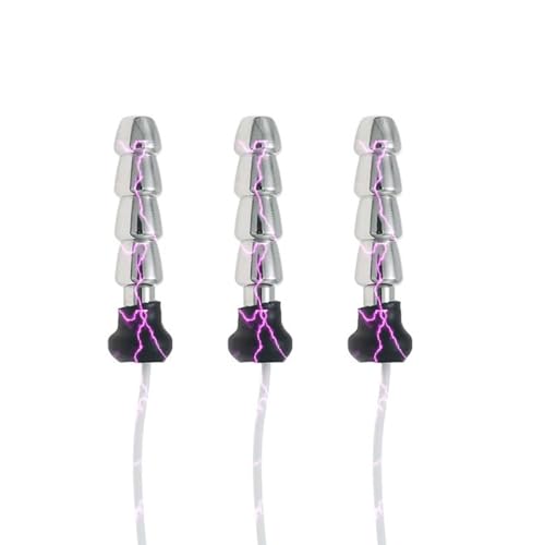 LZMYZ SM Edelstahl Elektro Shock Harnröhren Dilatator Penis Plug BDSM Elektrische Stimulation Prostata Masturbation E-stim Extreme Erotik Sex Spielzeug für Männer