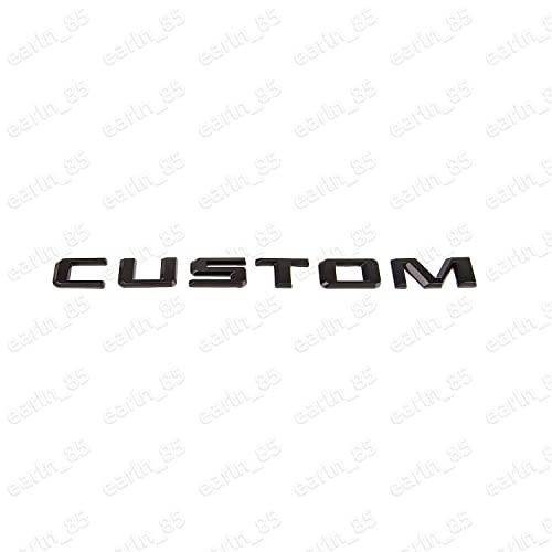 Image of 1Pc 2019-2023 Silverado 1500 Tailgate Custom Letter Logo Emblem 3D Badge Nameplate Replacement for Silverado (Matte Black)