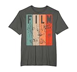 Cine Vintage Película Retro Jugar Cine Camiseta