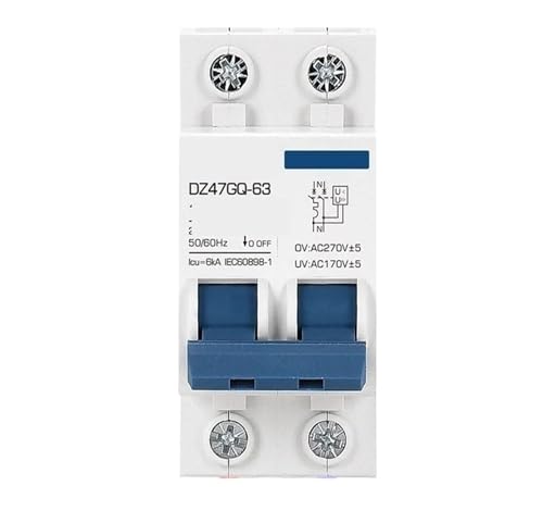 Disjoncteur CA DZ47GQ contre sous-tension 400V pour stopper les pannes
