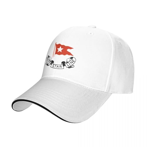 DNRASOK White Star Line Casquette Casquette Trucker Cap Mode Plage Golf Cap Chapeau Hommes...