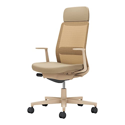 [メーカー配送・設置・組立]コクヨ オフィスチェア モネット Monet ロングライフ設計 インテリアフレンドリー 背メッシュタイプ 脚・本体カラーソフトベージュ C03-Z113U-Z1KYK1K1 [ラクラク納品]