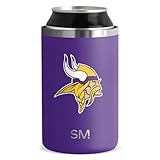 Simple Modern Officially Licensed NFL Minnesota Vikings Gifts for Men, Women, Dads, Fathers Day | Insulated Ranger Can Cooler for Standard 12oz Cans - Beer, Seltzer, and Soda