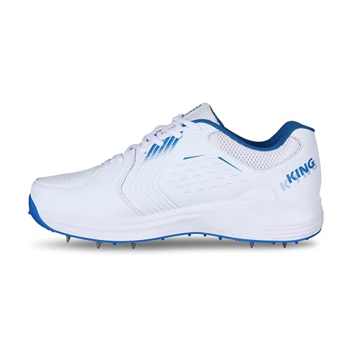 Image of Aivin Super King Cricket Shoes for Men I Mesh & Synthetic Upper| Removable Spikes Suitable for Bowling and Batting