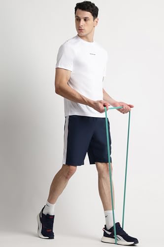 Image of Reebok Men's Woven Polyester Gym Shorts - Lightweight Cooling Training Shorts for Men | Sports Shorts for Men | Workout Running Gym Shorts - Elastic Drawcord Waistband
