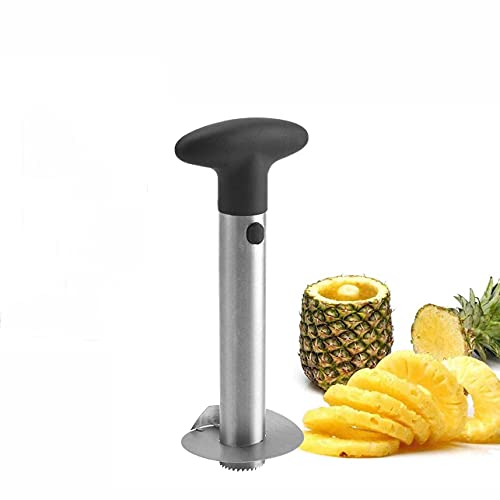 Spot Stainless Steel Pineapple Core Picker Pineapple Cut Pineapple Knife Pineapple Peeler Spinner Avocado Peeler Peeler Pictured/Black