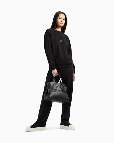 Armani Exchange Women's Icon Logo Studs Crewneck3