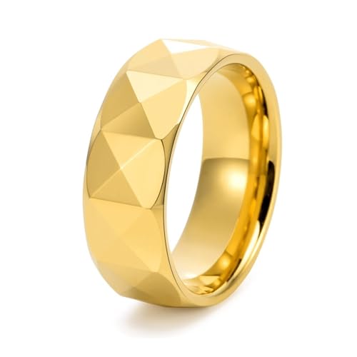 Alliance de mariage en or et tungstène symbole d'un amour éternel et solide