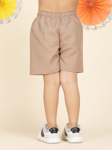 Image of POLKA TOTS 100% Cotton Co-Ord Set for Boys | Half Sleeve Shirt & Shorts Beach Outfit for Kids | Ultra-soft & Breathable Summer Clothes for Toddler & Baby Boy | Casual Dress & Printed Nightwear Set