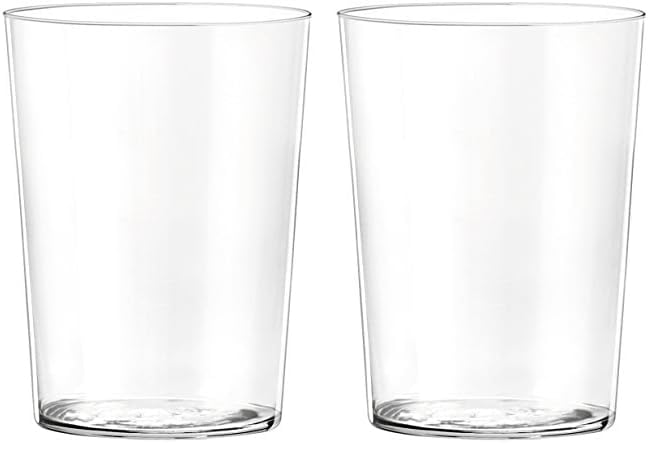H&H set 6 bicchieri starck in vetro ultrasottile cc 500 (Packung mit 2)