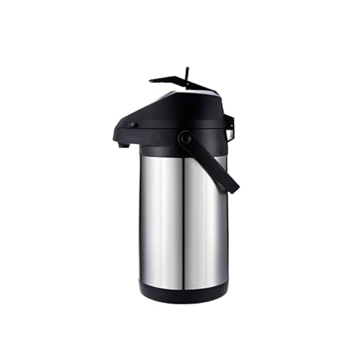 2.5リットル エアポット 保温 魔法瓶 電気ポット コーヒー カラフェ レバーアクション ロック機能 ステンレススチール 断熱サーモス 節電 安全設計 ケトル 24時間保温 (4.0L)