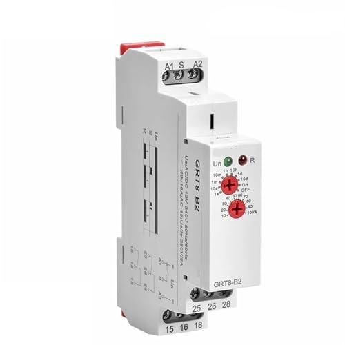 Temporizador de apagado GRT8-B multi-voltaje para automatización industrial y ahorro de energía