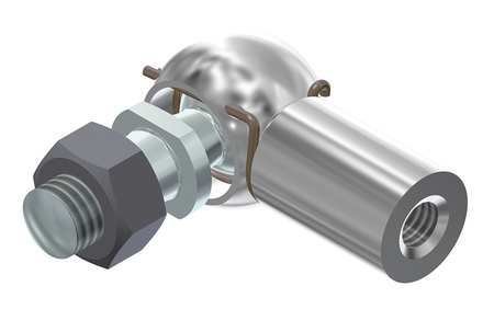 Elbow Joint, 16mm Ball/Sckt 35mm M10 THD