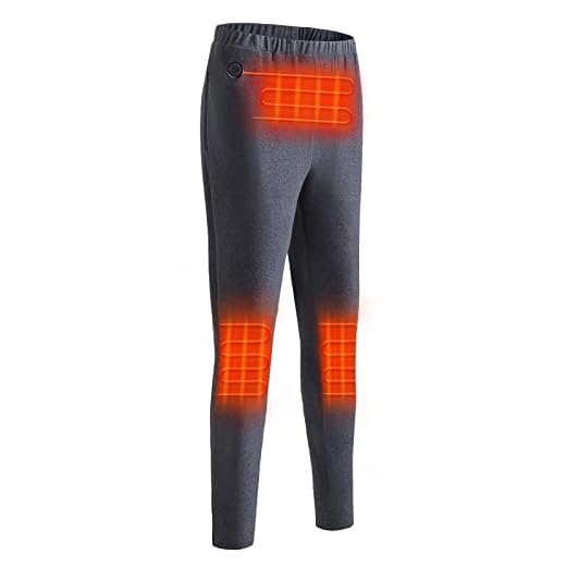 Venustas Women's Heated Thermal Underwear Pants with 5V Battery Pack, Winter Warm Base Layer Bottom Set Long Johns