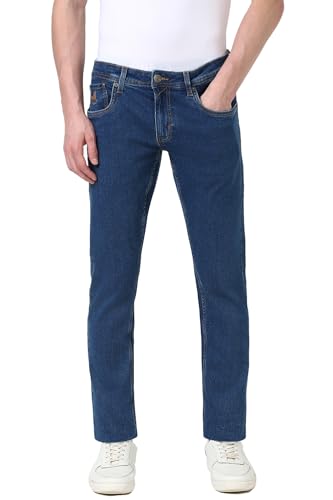 Image of Peter England Men Mid Rise Everyday Skinny Fit Jeans