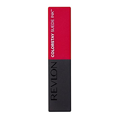 Revlon ColorStay Suede Ink Lipstick, 018 First Class, 0.09 oz, Matte, 8HR Wear - image 9