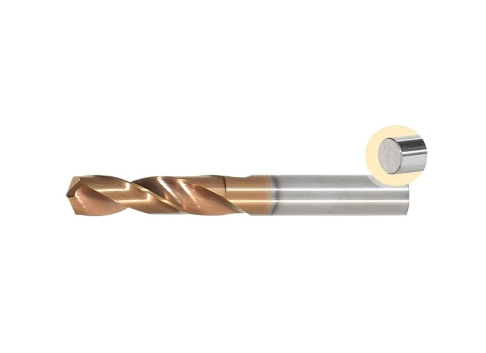 Brocas de carburo tungsteno for metalurgia dura, torno CNC, herramienta perforación acero 0,5-20, mm(12.9mmx40x80L)