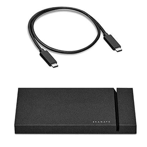 Image of Seagate STJP500400 Acrylic, Bamboo Firecuda Gaming SSD 500GB External Solid State Drive USB-C USB 3.0 with NVMe for PC Laptop