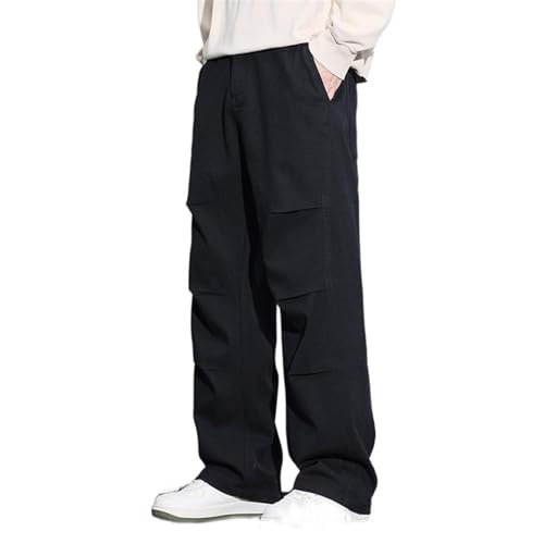 Pantalon jambe droite homme automne hiver en coupe droite large