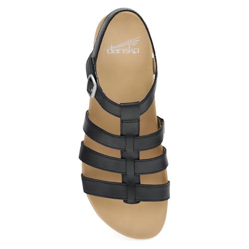 Image of Dansko Janice Fisherman Sandal for Women - Leather Linings and Uppers for All-Day Comfort - Dual-Density EVA Footbed and Lightweight Rubber Outsole for Long-Lasting Wear