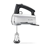 Breville BHM800SIL "The Handy Mix Scraper", Hand Mixer, Silver