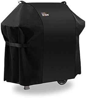 Jiesuo 7106 BBQ Gas Grill Cover for Weber Spirit 200 and 300 Series & Genesis Silver A/B: Heavy Duty Waterproof 52 Inch 3 Burner Barbecue Grill Cover