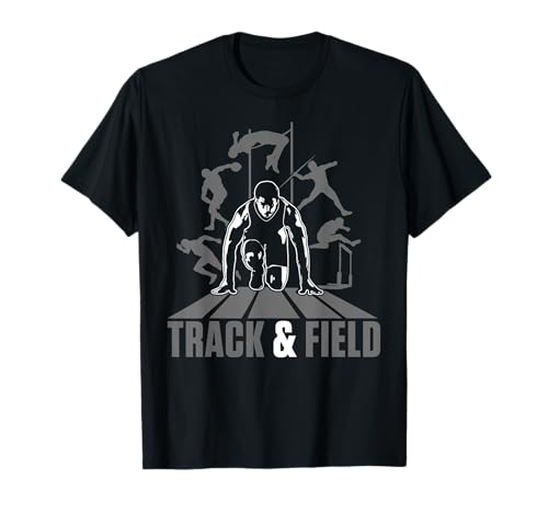 Cute Track And Field Athletics T-Shirt For Boys And Girls T-Shirt