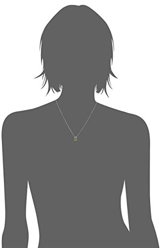 Ster Silver Peridot Created White Sapphire Butterfly Pendant Necklace2