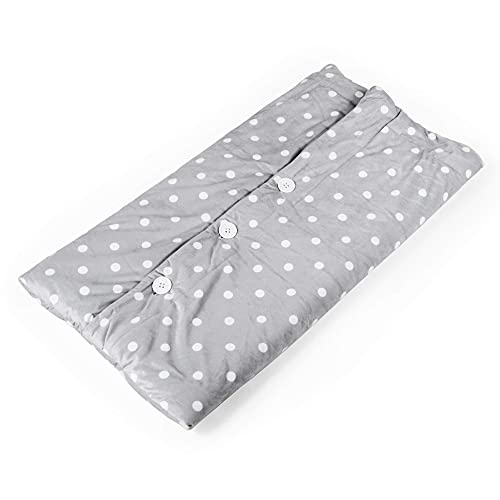 Snuggle Baby - - Swaddle Blanket For Newborn Boy Or Girl 0-9 Months - - Multi-Use Infant Wrap - - Extra Soft Plush Exterior And Fleece Interior Lining Keep Baby Snug & Cozy - - White Dots #TOP7