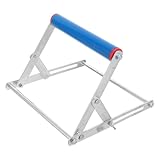 WATIIFUFU Klappbarer Metallrollenständer mit Höhenverstellbarem Gehrungssägenhalter 55–135Mm für Schneidemaschinen und Holzbearbeitungsprojekte im Heimwerkerbereich